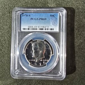 1970-S Kennedy Half Dollar (Proof)
PCGS PR69